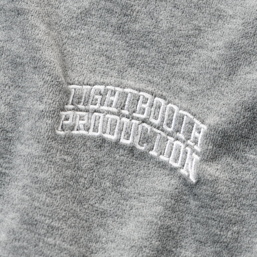 VELOUR PIPING HOODED JKT