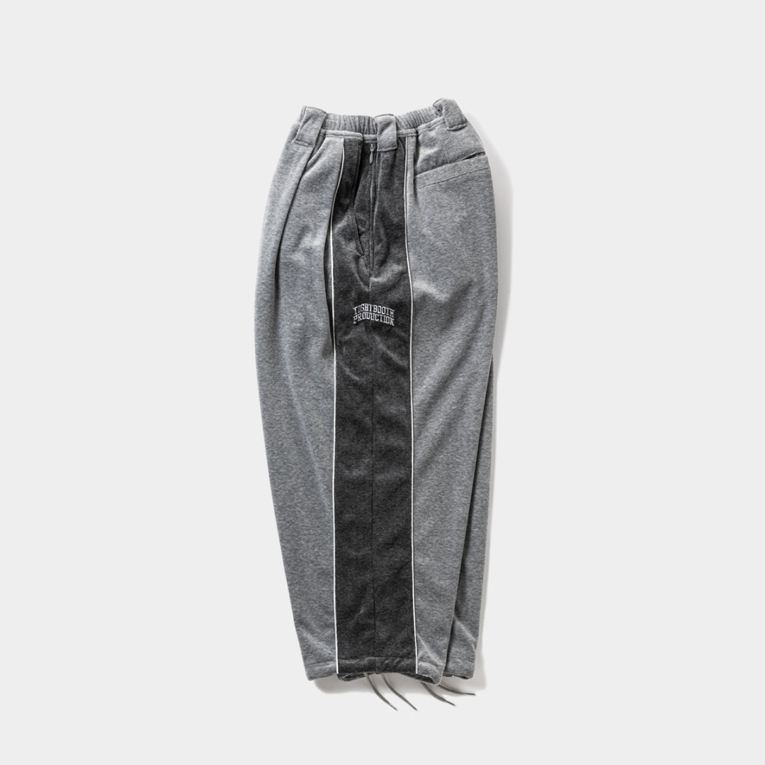 VELOUR PIPING BALLOON PANTS