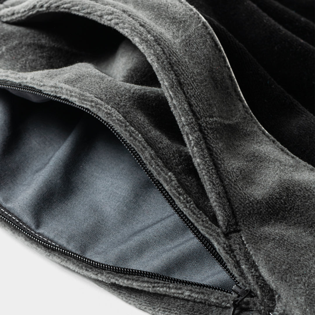 VELOUR PIPING BALLOON PANTS