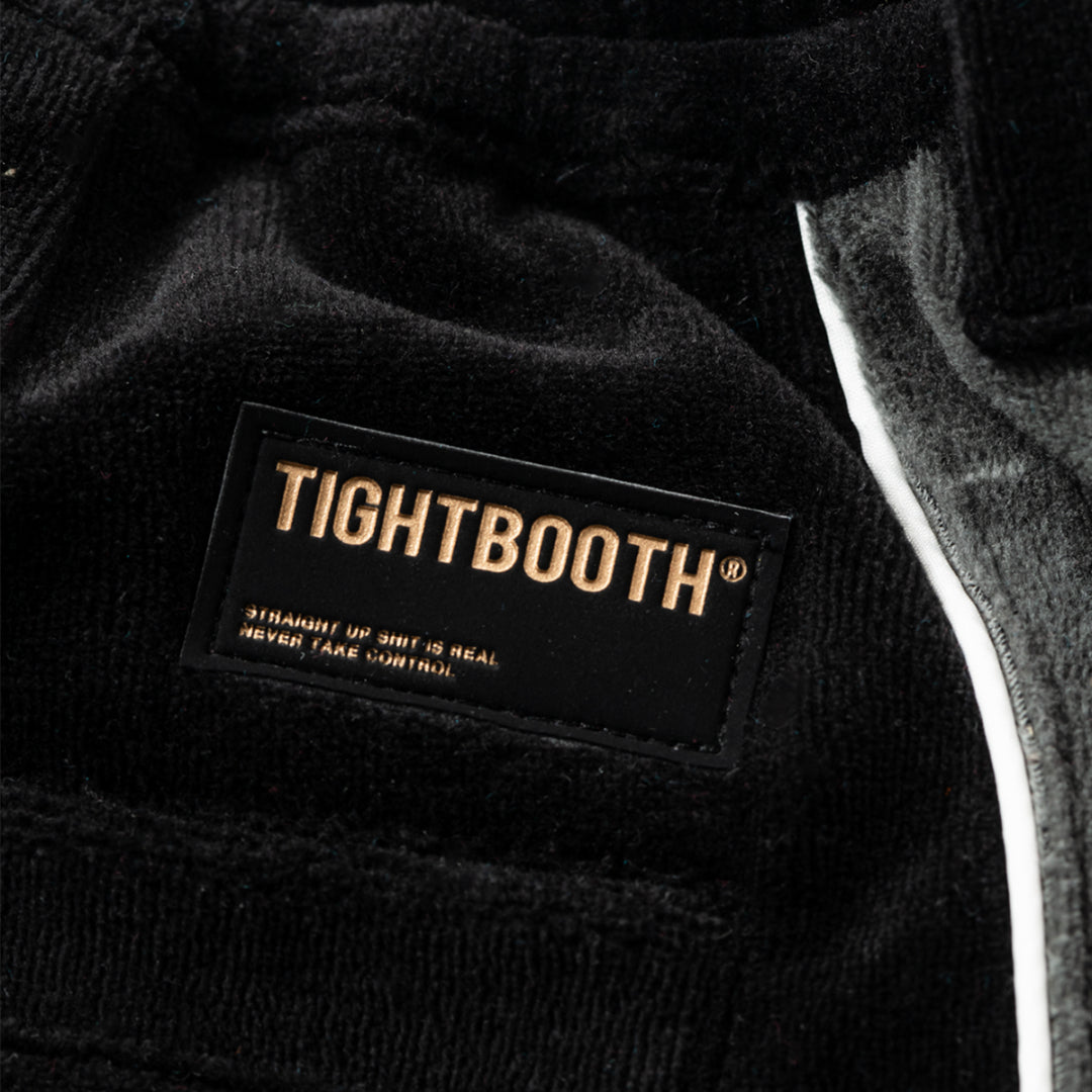 VELOUR PIPING BALLOON PANTS