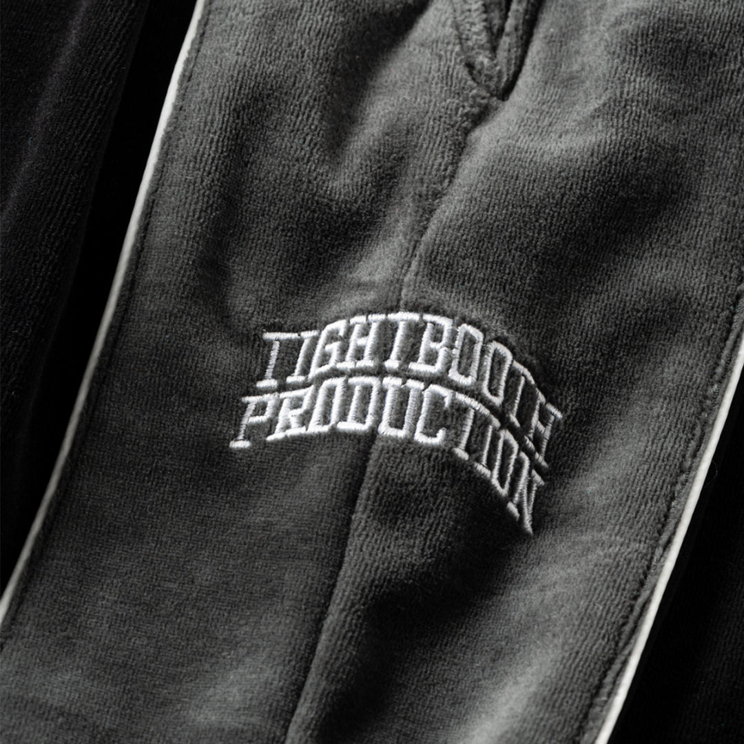 VELOUR PIPING BALLOON PANTS