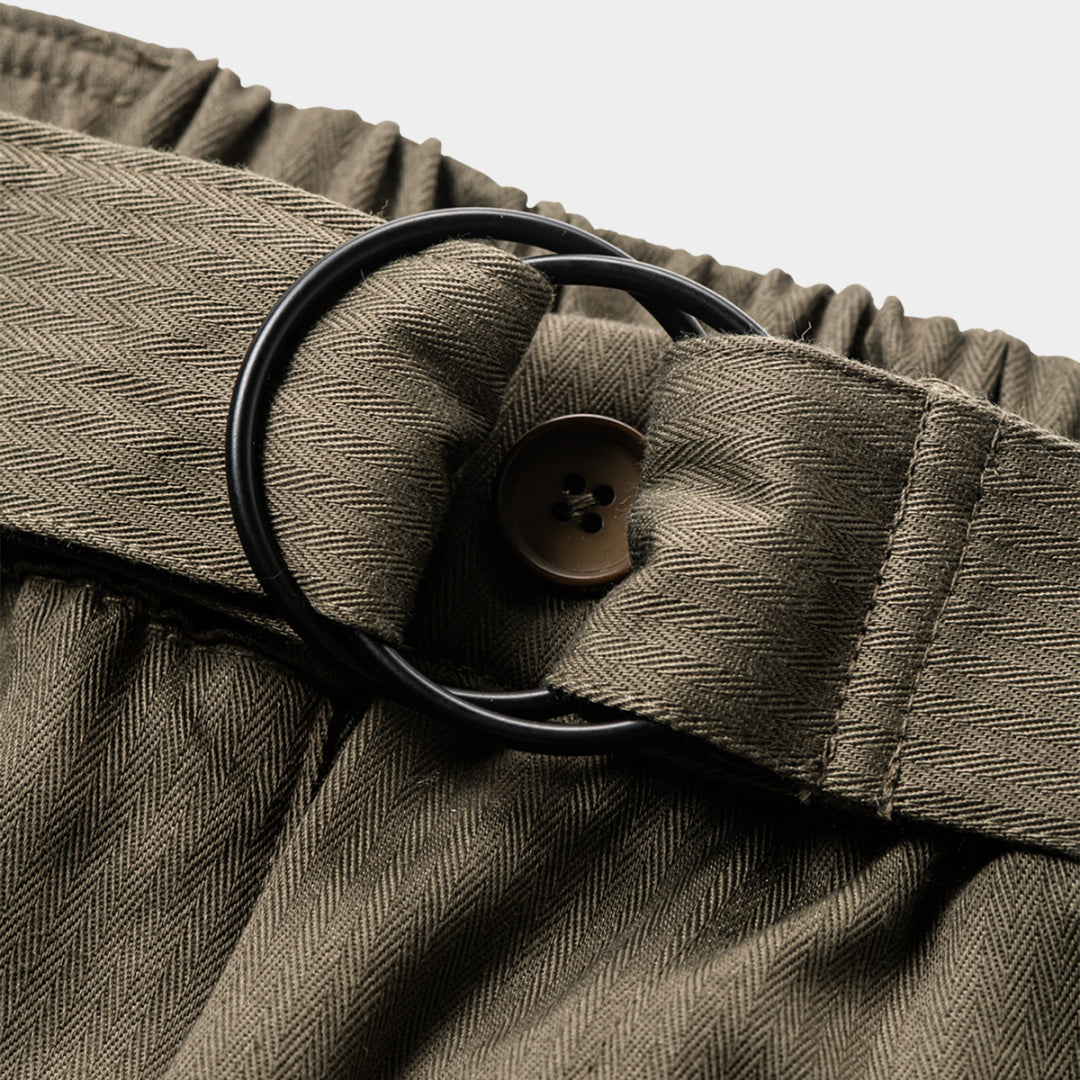 HERRINGBONE BALLOON PANTS