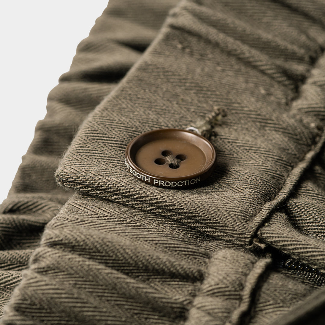 HERRINGBONE BALLOON PANTS