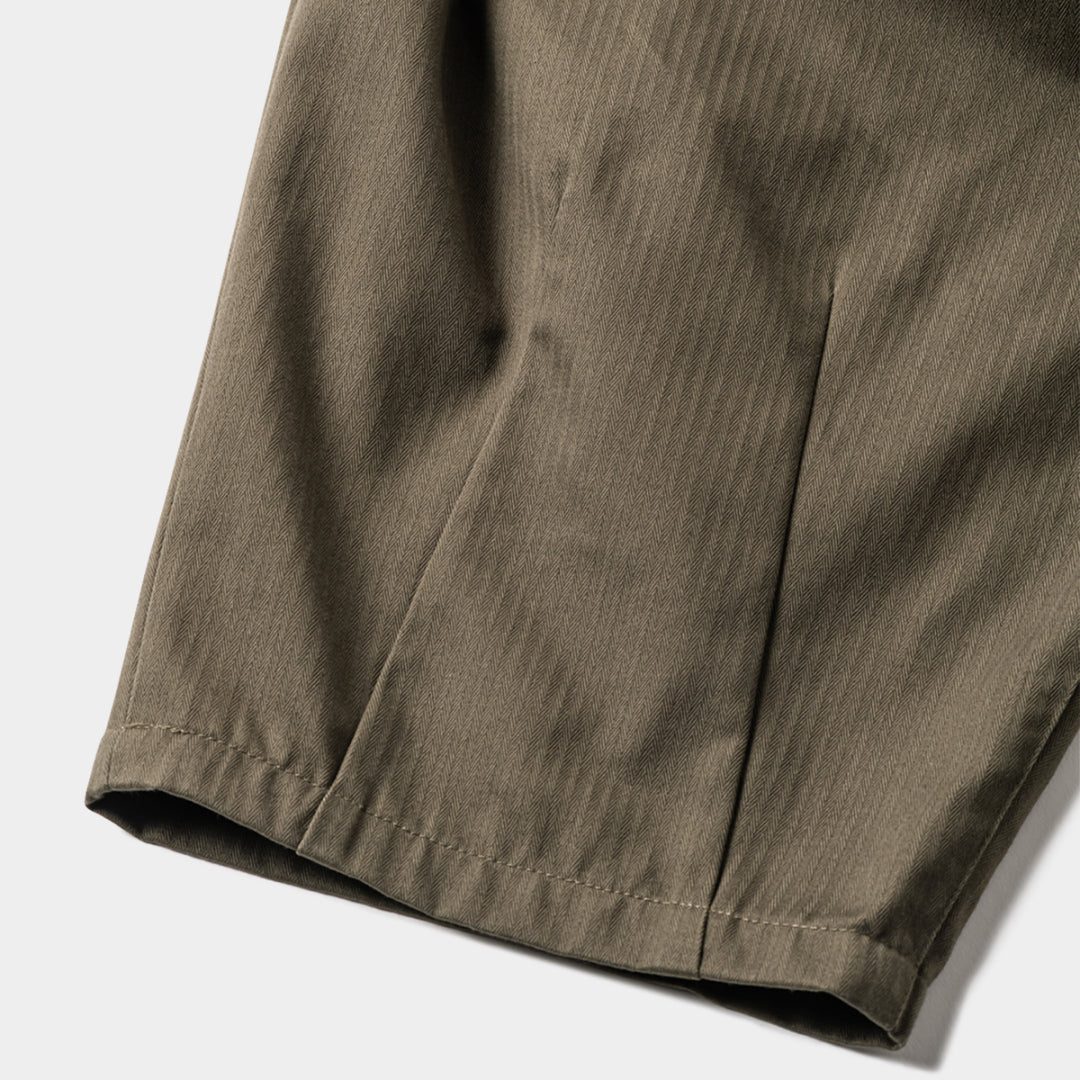 HERRINGBONE BALLOON PANTS