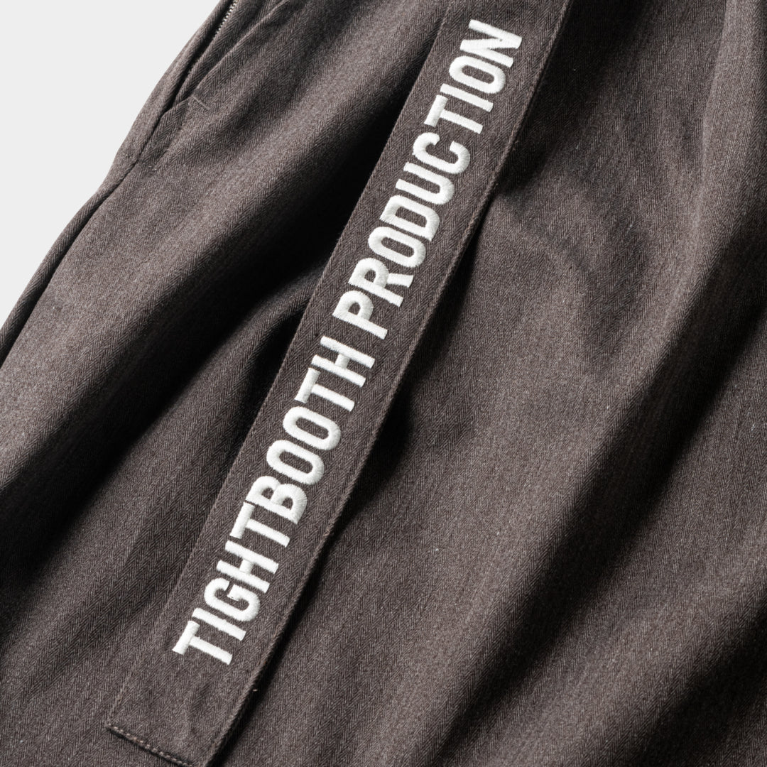 HERRINGBONE BALLOON PANTS