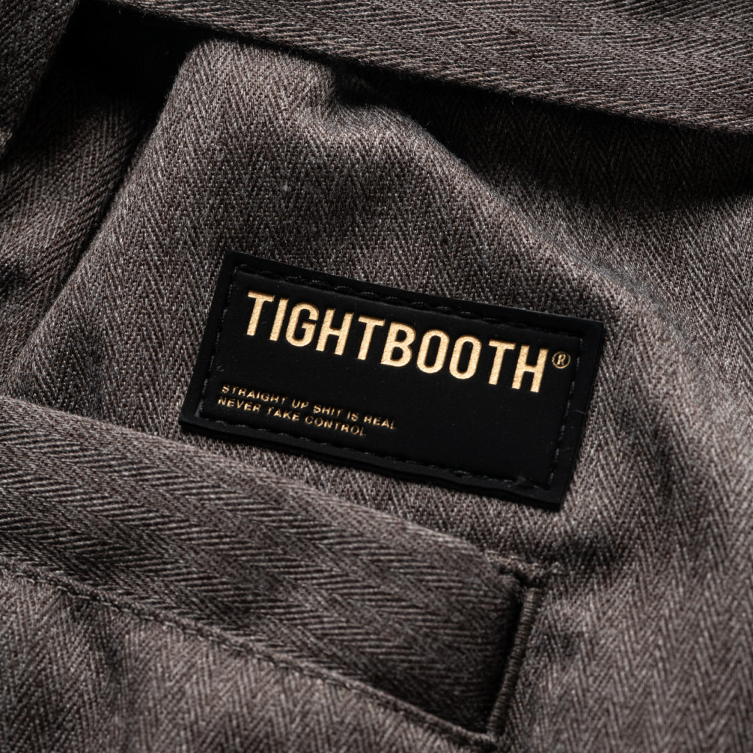 HERRINGBONE BALLOON PANTS