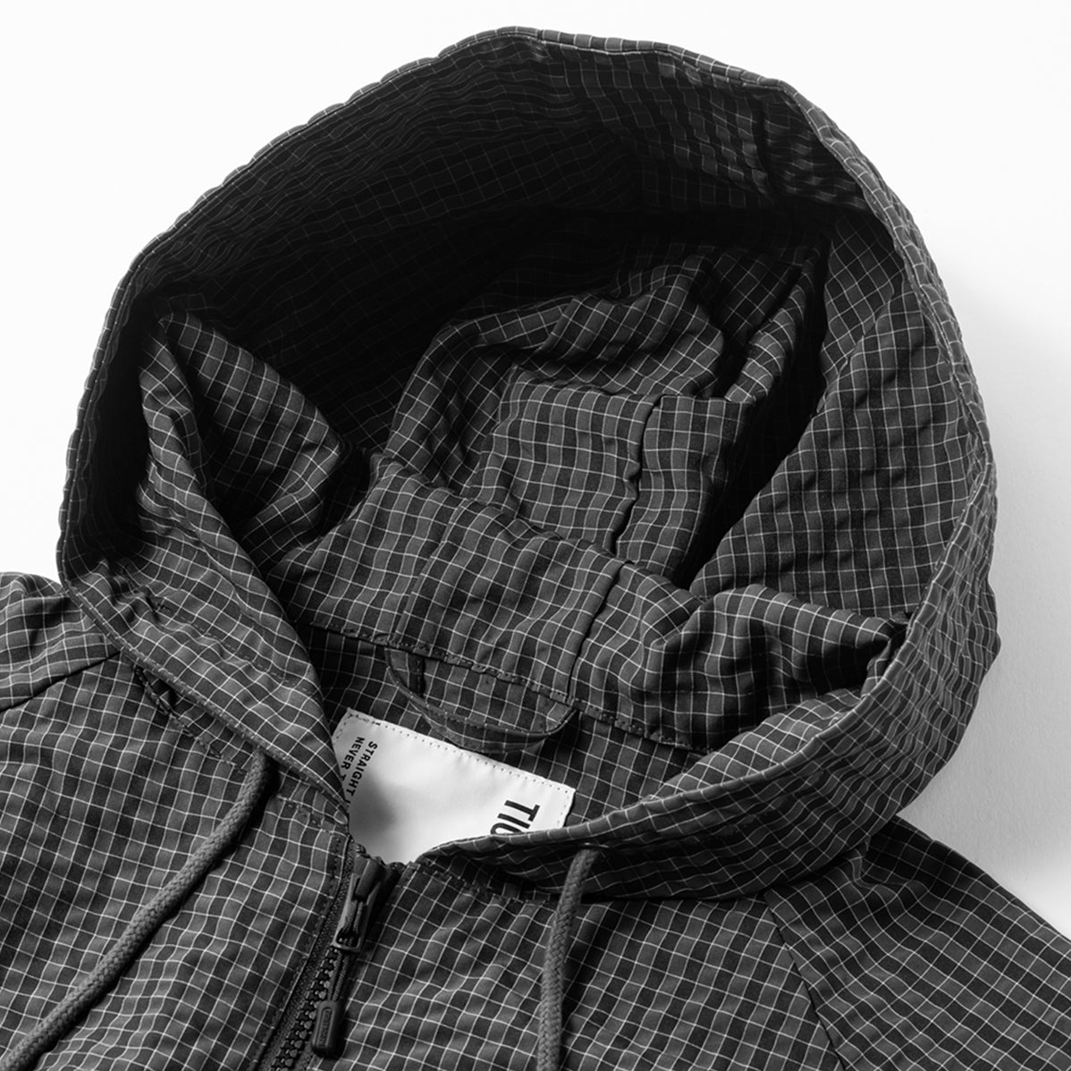 RIPPLE PLAID ANORAK