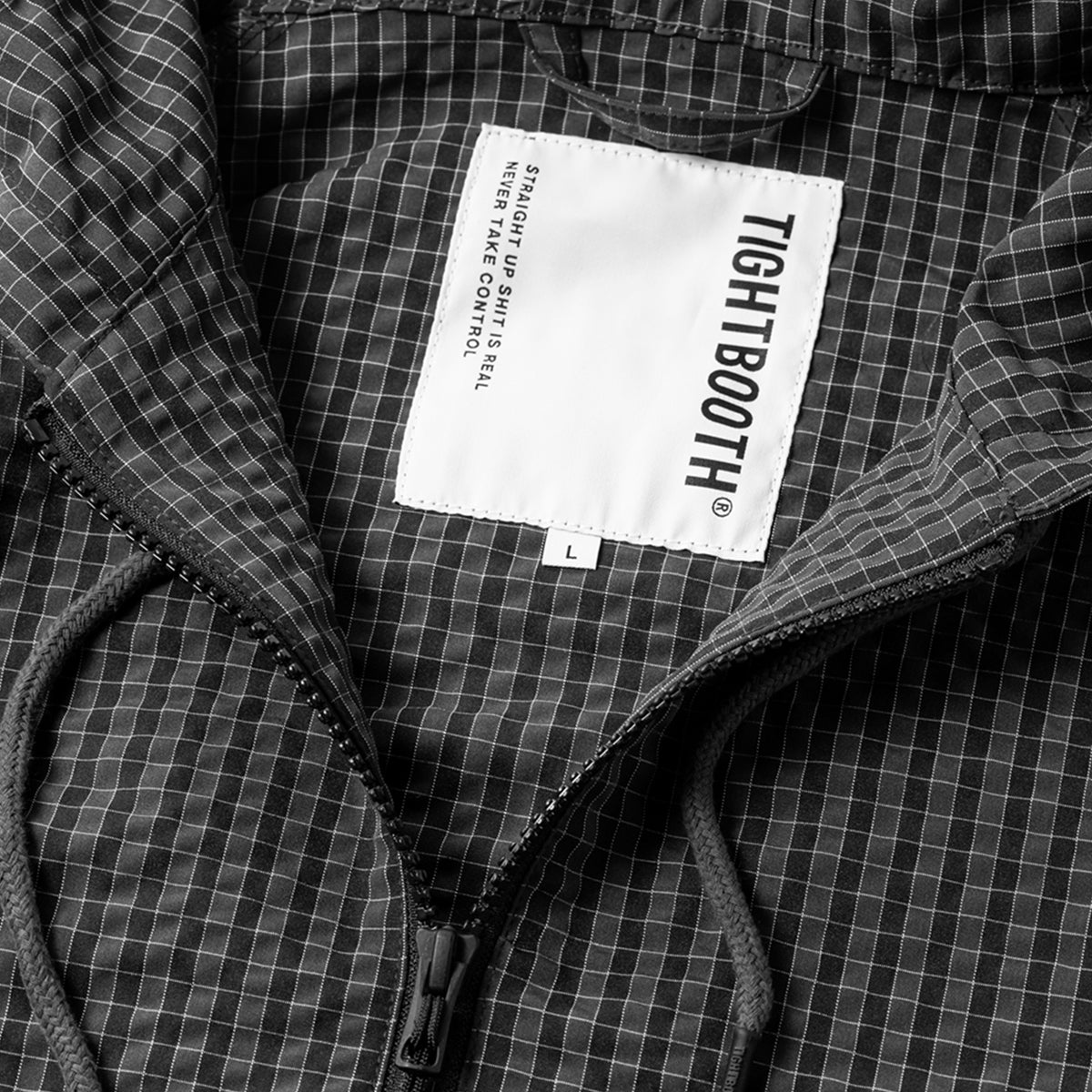 RIPPLE PLAID ANORAK