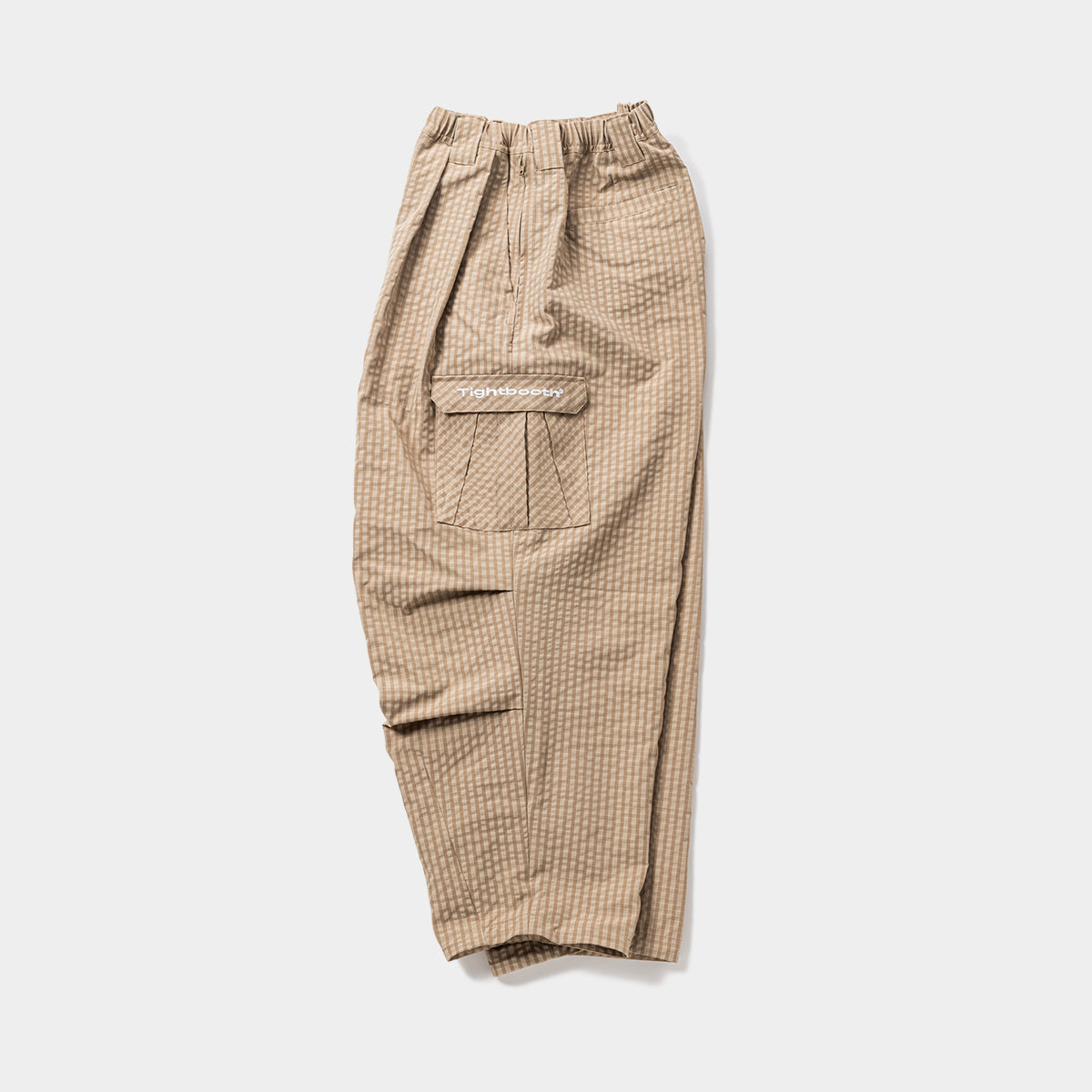 RIPPLE PLAID BALLOON PANTS