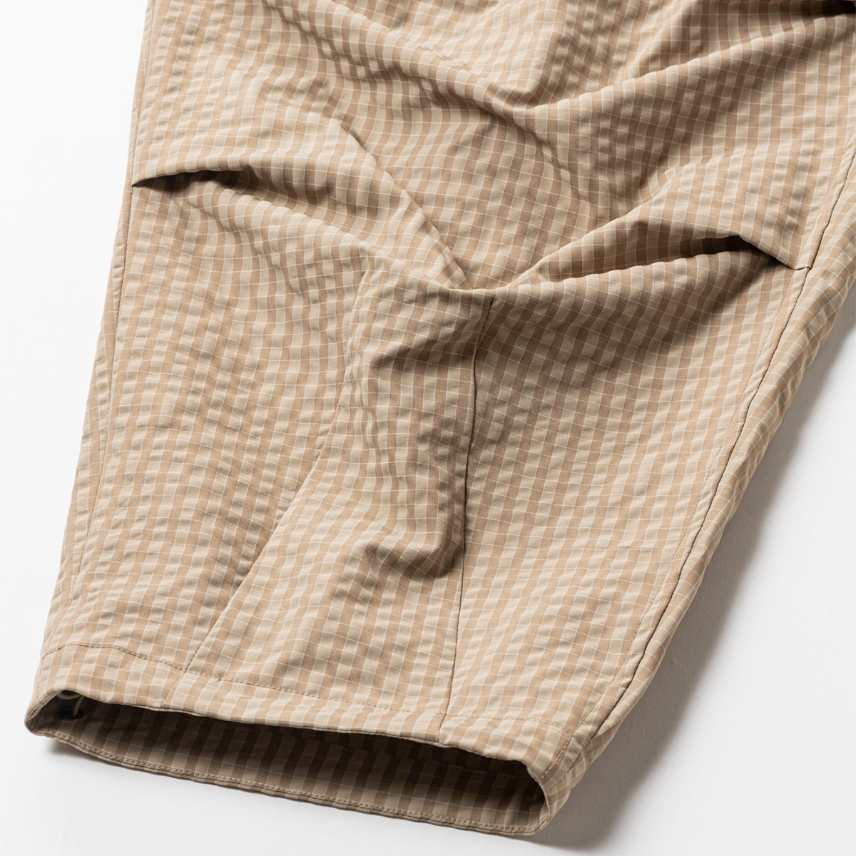 RIPPLE PLAID BALLOON PANTS