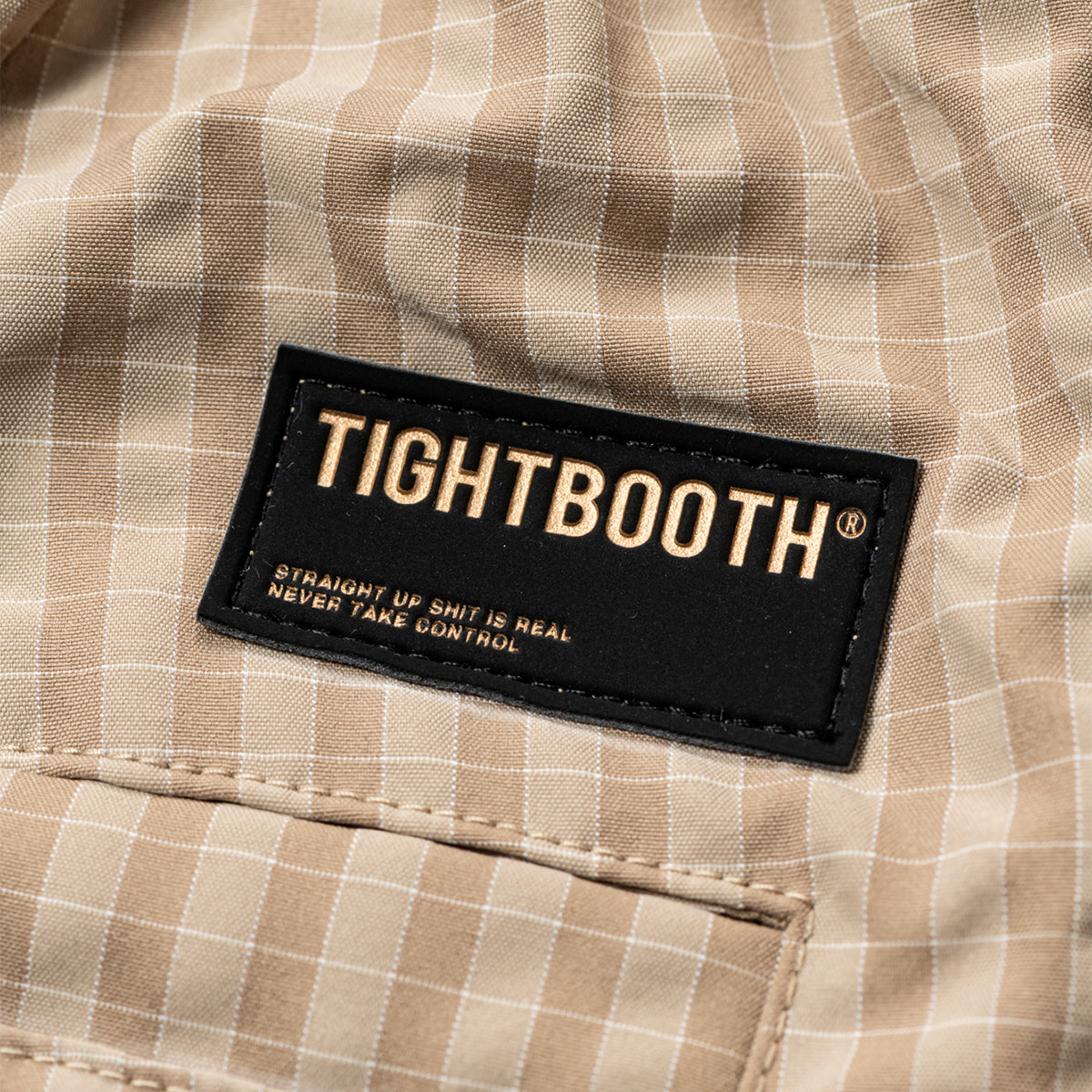 RIPPLE PLAID BALLOON PANTS