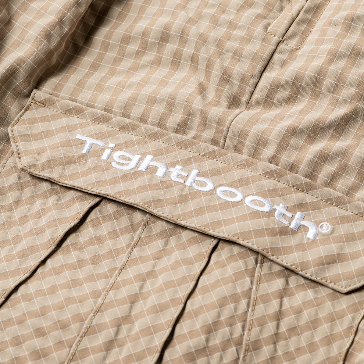 RIPPLE PLAID BALLOON PANTS