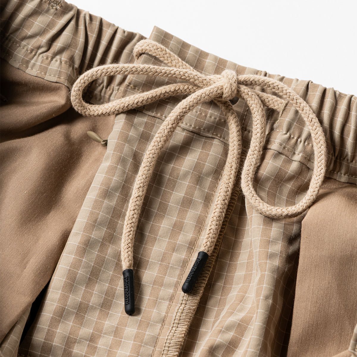 RIPPLE PLAID BALLOON PANTS