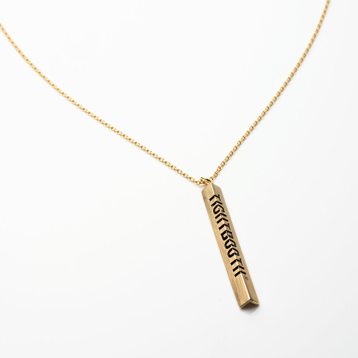 ANGLE IRON NECKLACE - Brass