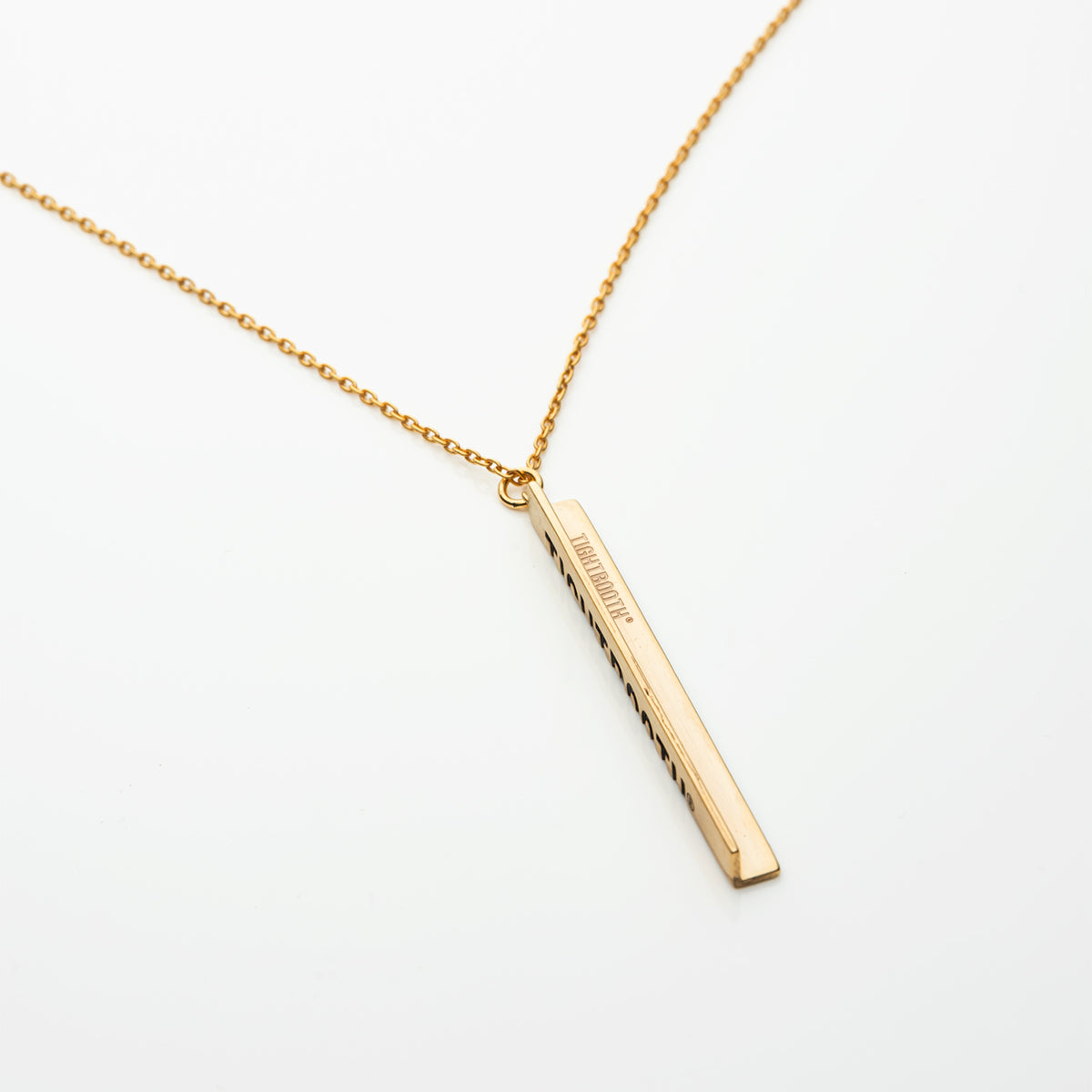 ANGLE IRON NECKLACE - Brass