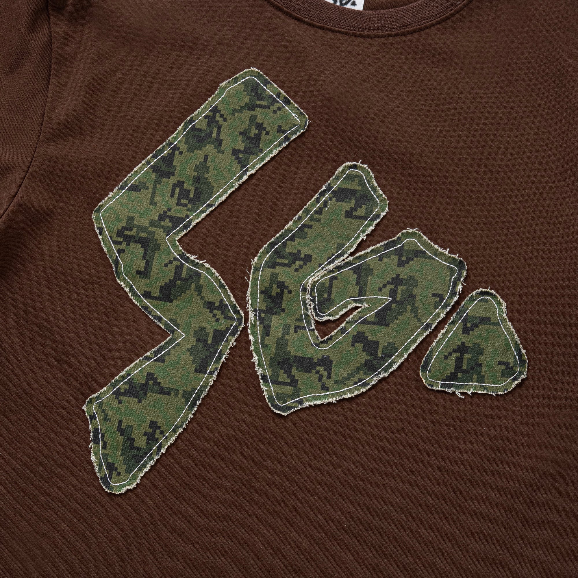 Sex Camo Fabric Patch Tee