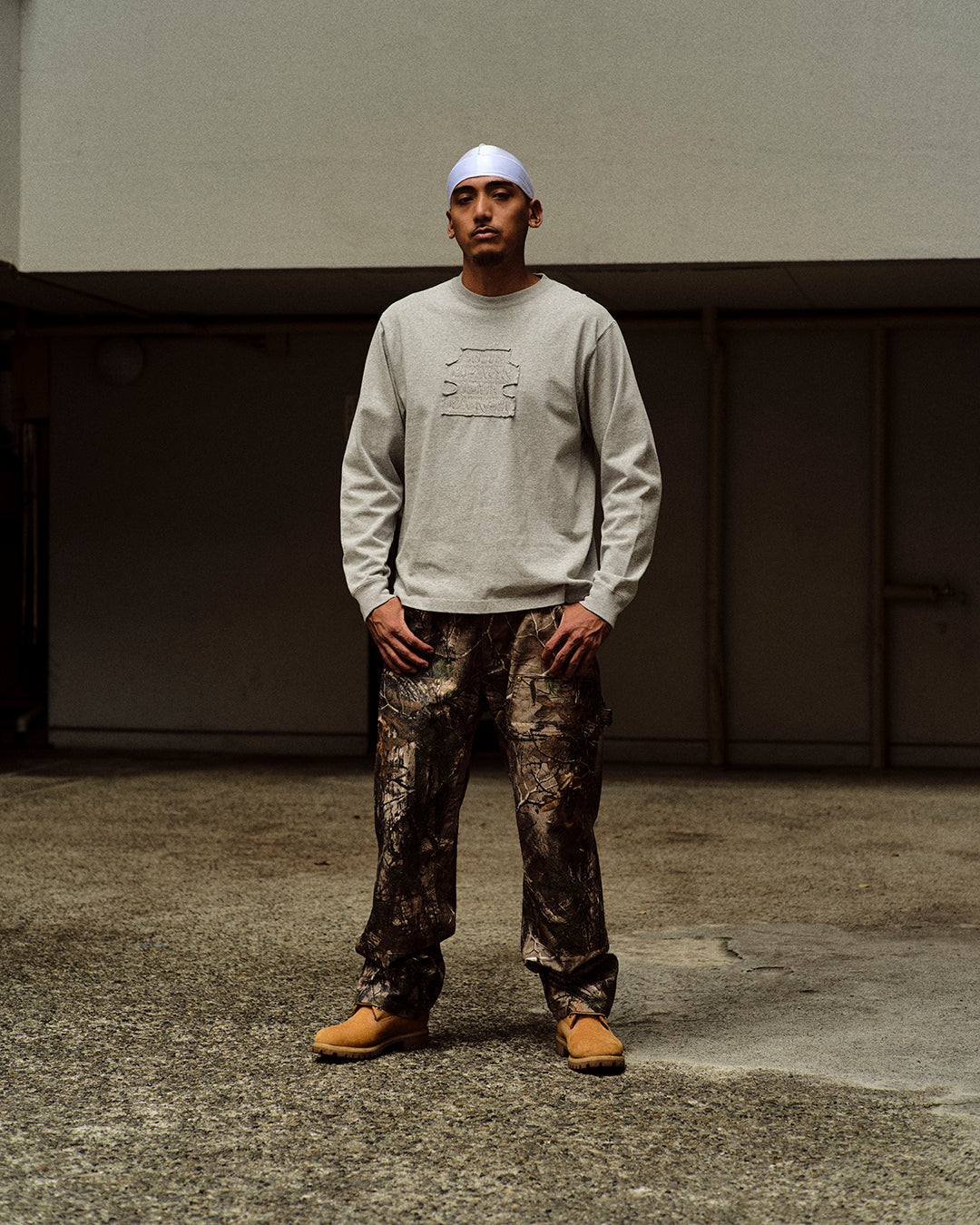 WASHED OG LABEL PATCHED L/S TEE
