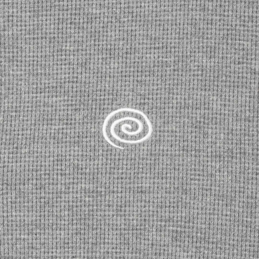 Waffle Crewneck Cardigan