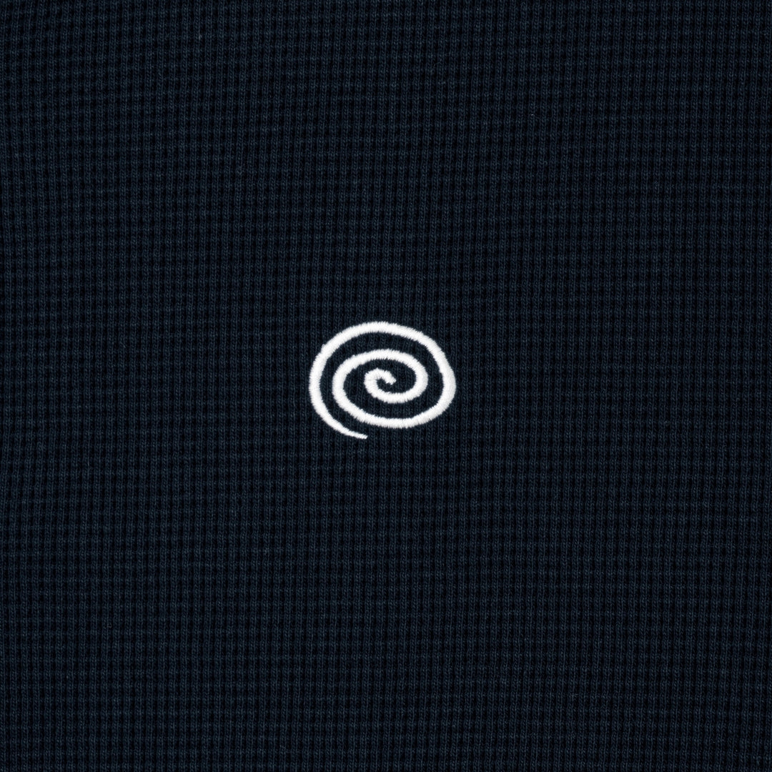 Waffle Crewneck Cardigan