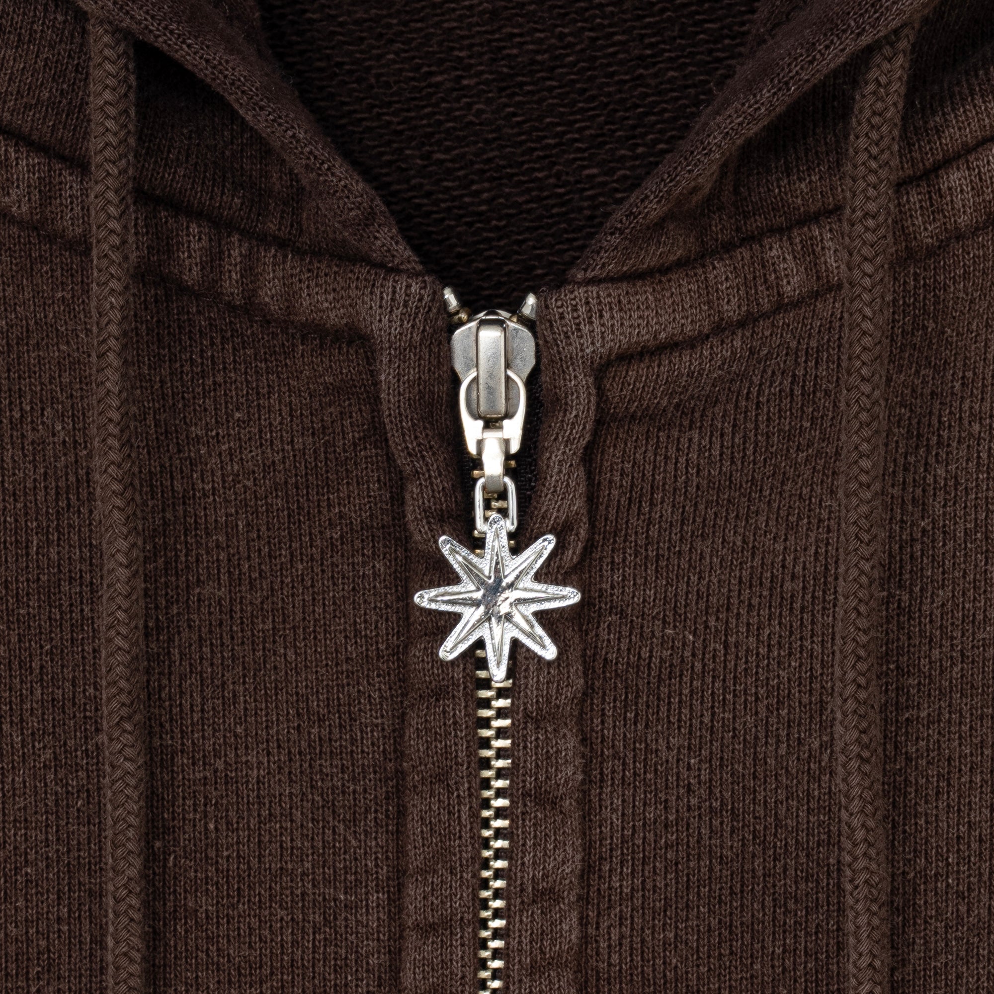 Washed Cargo Pocket Zip Hoodie