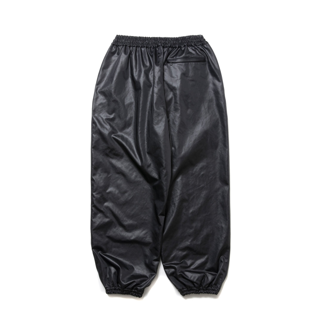 COOTIE Damp Coated Satin Wide Track Pants クーティー