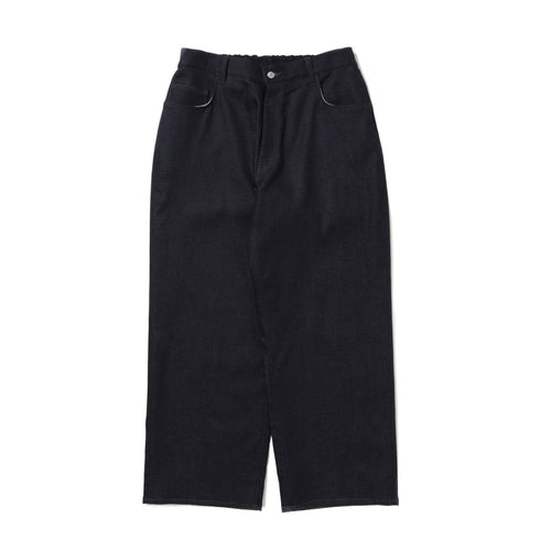 Reverse Loop Denim 5 Pocket Baggy Easy Pants