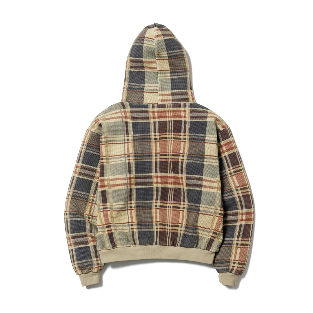 CROPPED THERMAL HOODIE