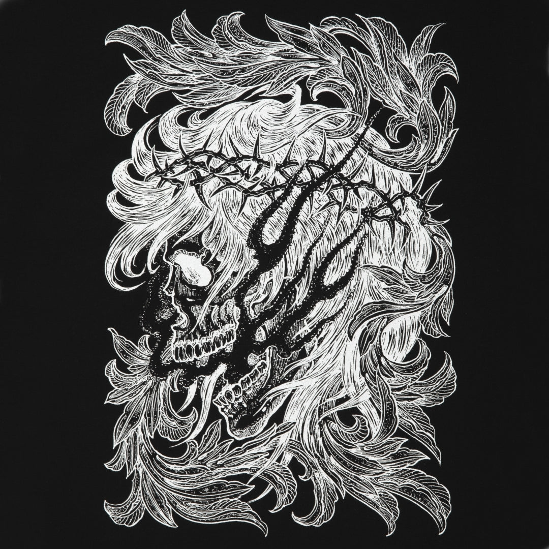 Pima Cotton S/S Tee (Leaf Skull)