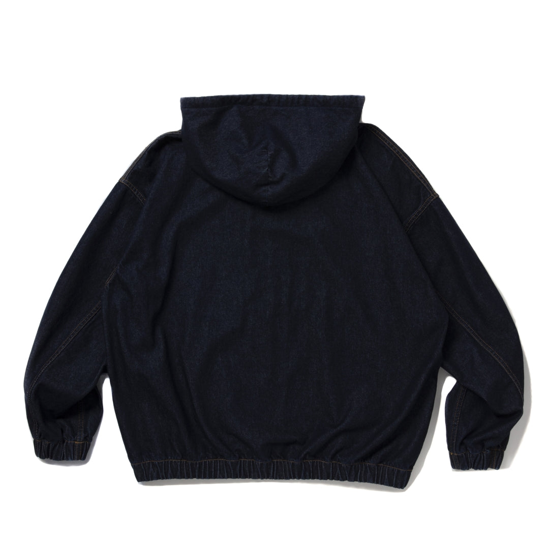 12.5oz Denim Zip UP Hooded Jacket