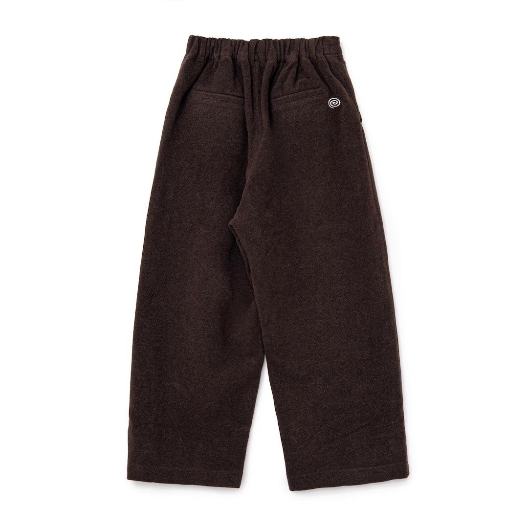 Wool-Blend Easy 2-Tuck Pants