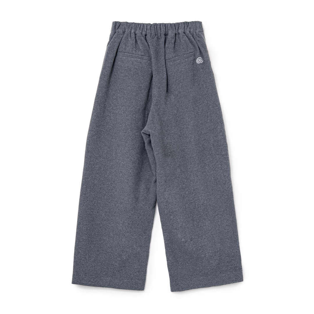 Wool-Blend Easy 2-Tuck Pants