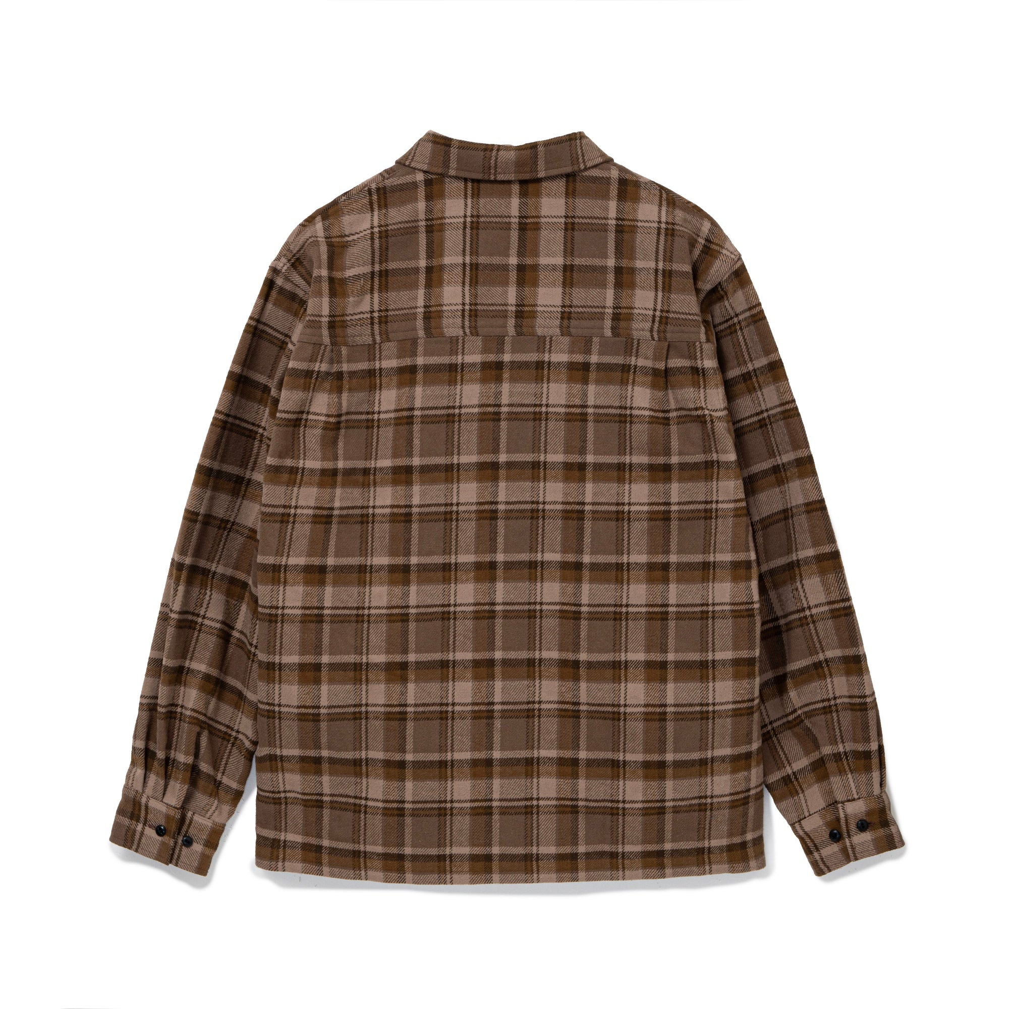 Zip-Up Flannel Shirt