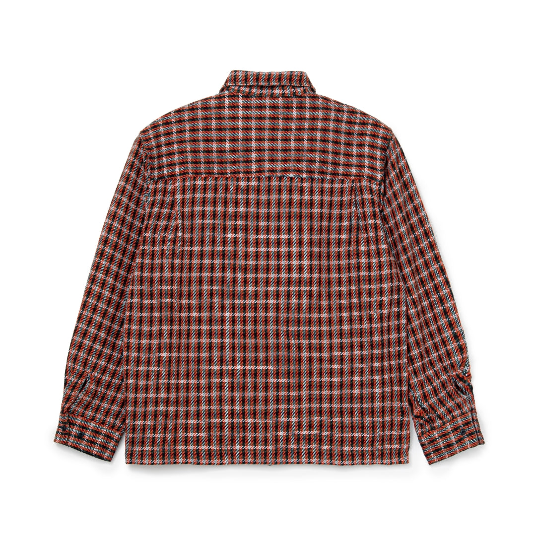 Zip-up Flannel Shirt