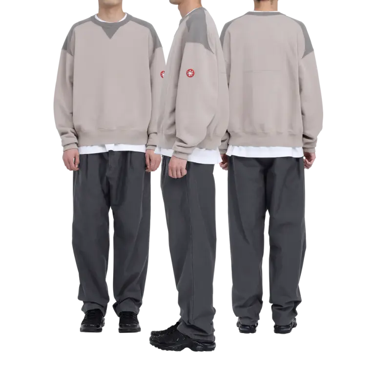 PANEL SHOULDER CREW NECK