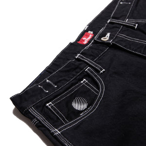 HELLRAZOR BAGGIE COLOR DENIM PANTS (BLACK) ヘルレイザーの正規