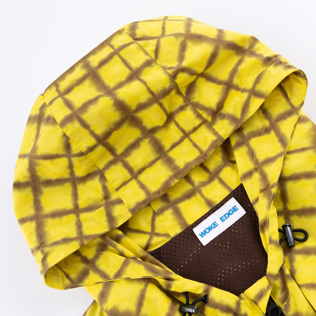 Tiedye Check Parka