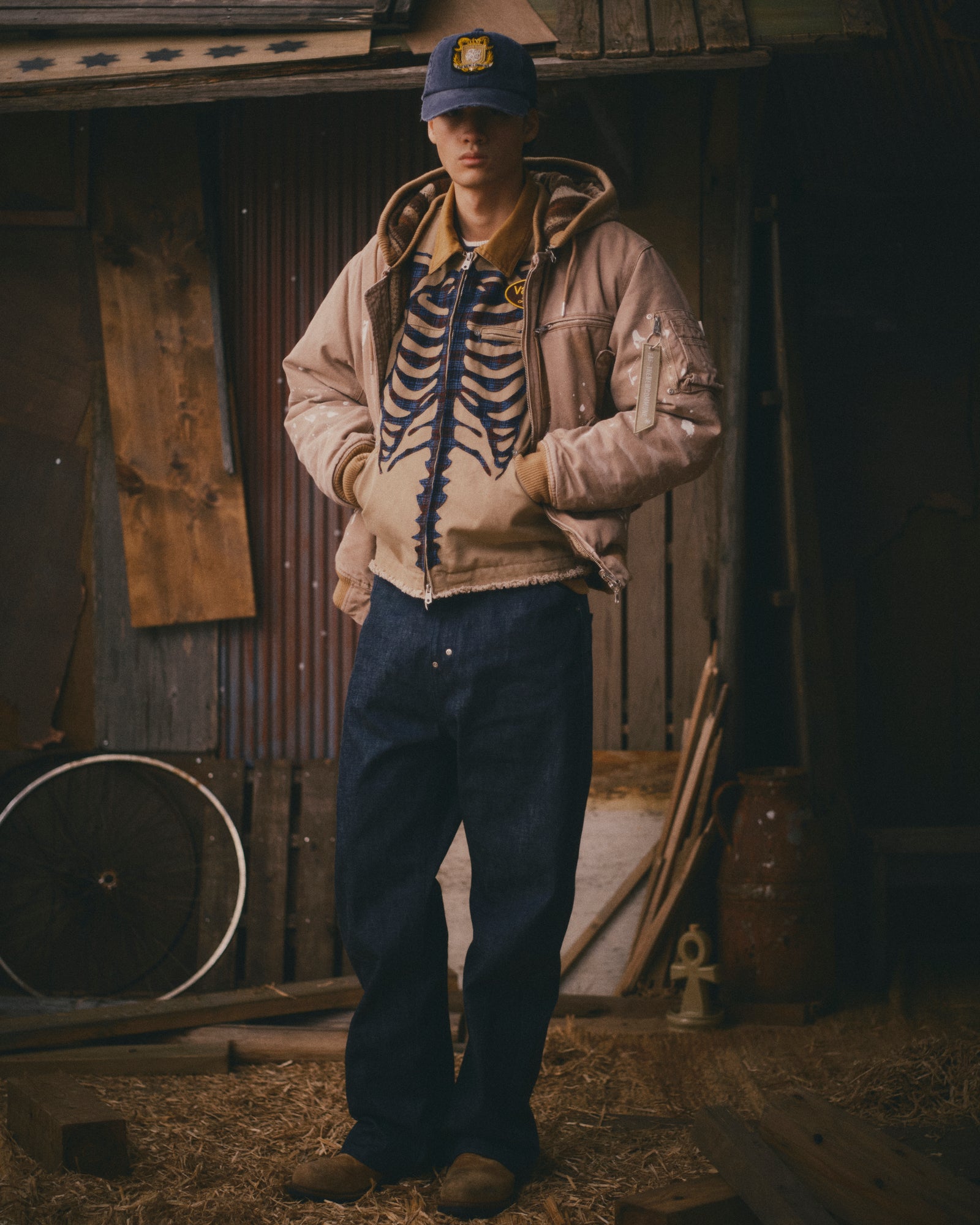 Straigt Denim Pants Rigid