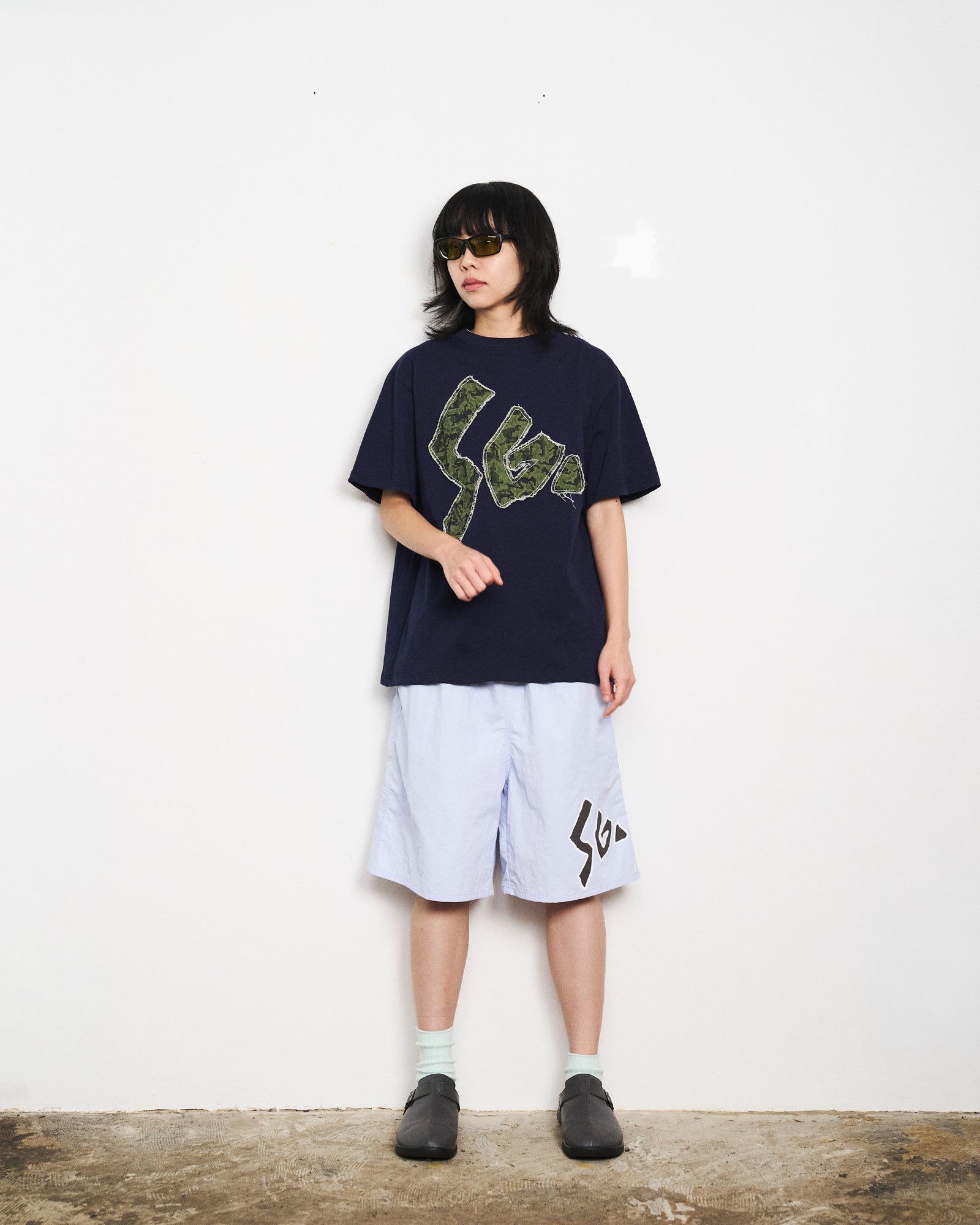 Sex Camo Fabric Patch Tee