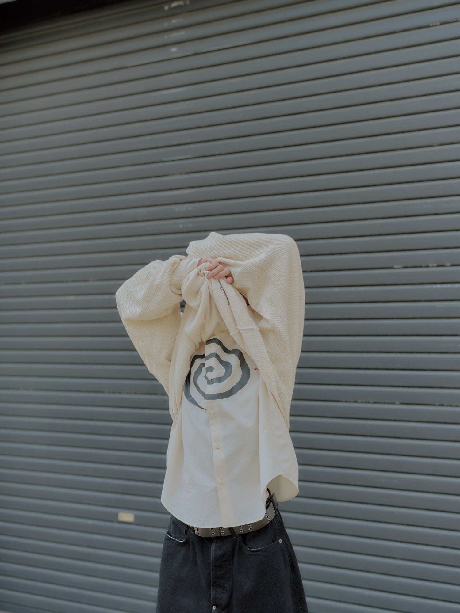 "GuruGuru" Slouch Shirt