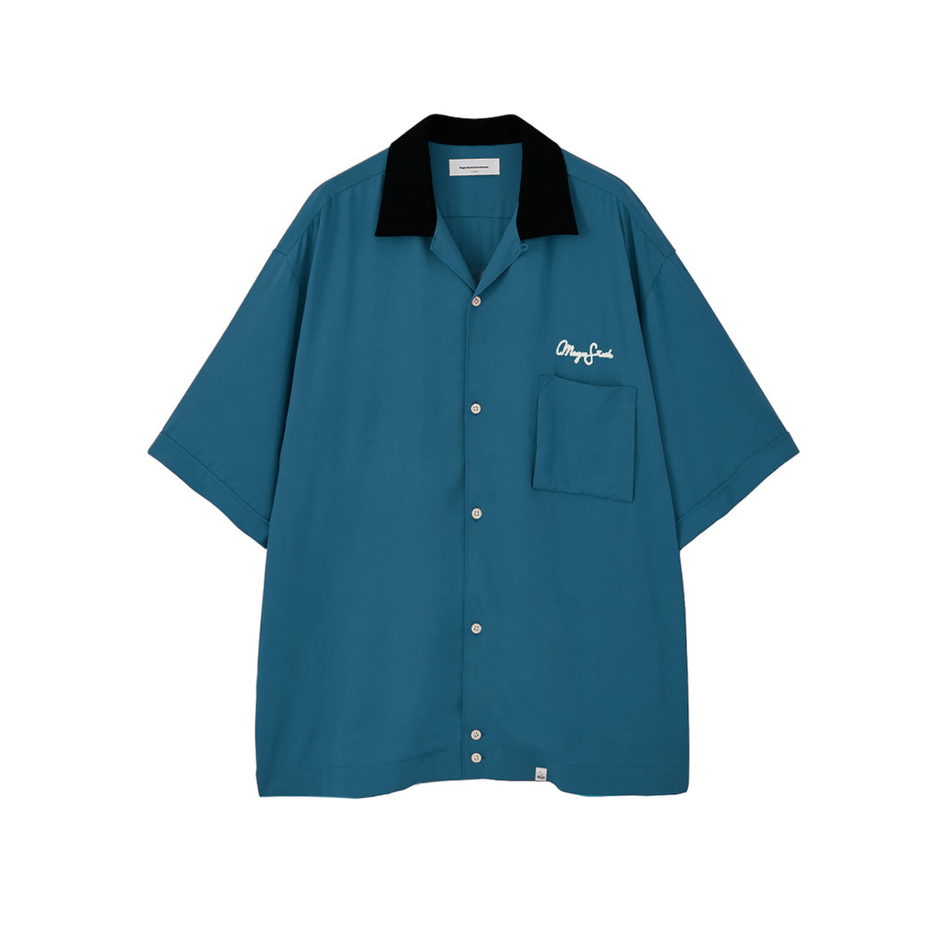 MAGIC STICKPPP BOWLING CLUB SHIRT (Fade Emerald) マジック