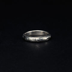 Engraved Round Ring