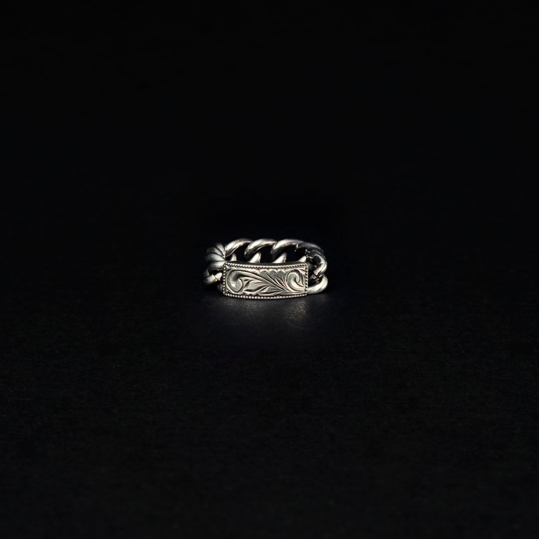 ANTIDOTE BUYERS CLUB　　「Engraved ID Ring」 Antidote BUYERS CLUB Engraved ID Ring (950 SILVER