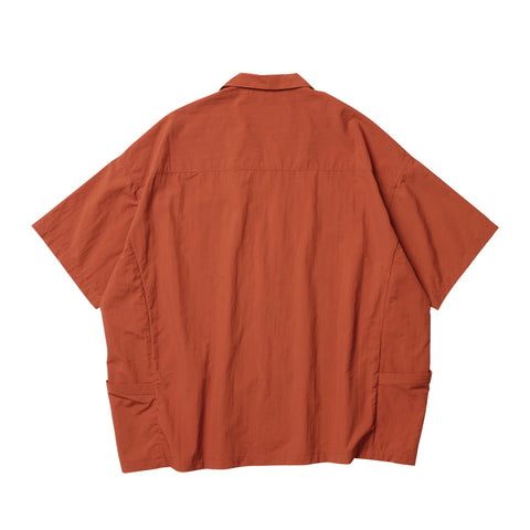 Evisen Skateboards SIDE POCKET SHIRT (ORANGE) エビセン ...