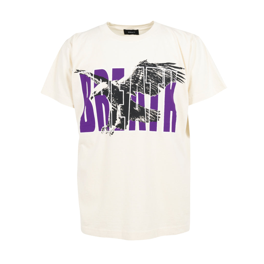 BREATH LOGO EAGLE TEE (White x Purple) ブレスの正規取り扱い